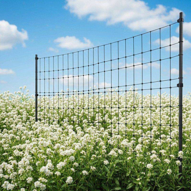 Froadp Weidezaun 1 m x 30 m Hühnerzaun Absperrzaun Schutznetz aus Kunststoff Mobiler Zaun Multifunktionale Begrenzungszaun Warnnetz Schafzaun Hundezaun Geflügelnetz Bauzaun (Grün)