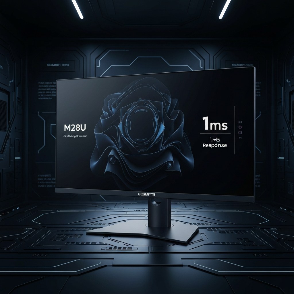 GIGABYTE M28U 28" 4K UHD Gaming Monitor, 144Hz, 1ms