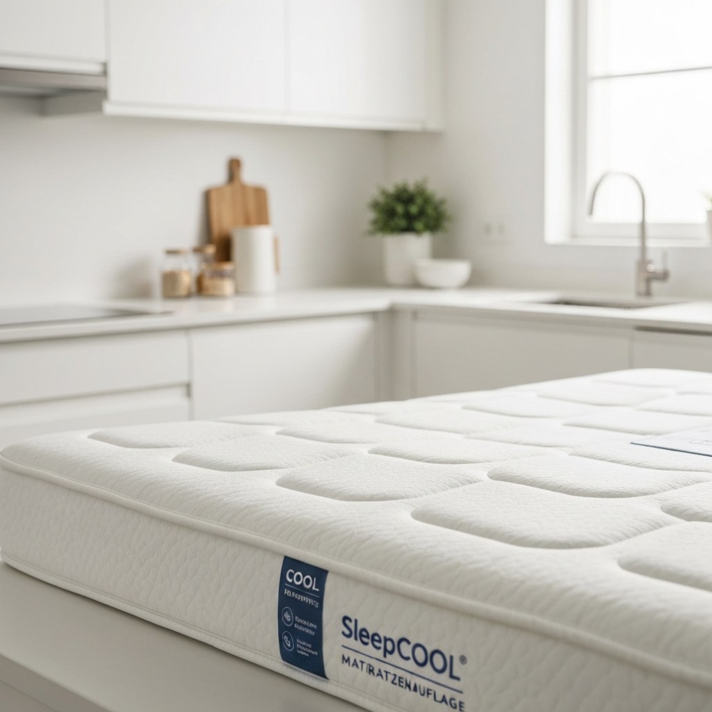SleepCOOL Matratzenauflage 90x200cm für optimale Schlaftemperatur COOL.Moments - Weniger Schwitzen, Weniger Frieren, Besser Schlafen