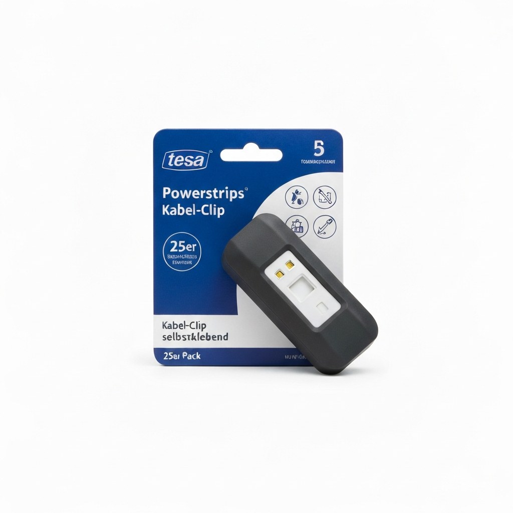 tesa Powerstrips Kabel-Clip selbstklebend 25er Pack